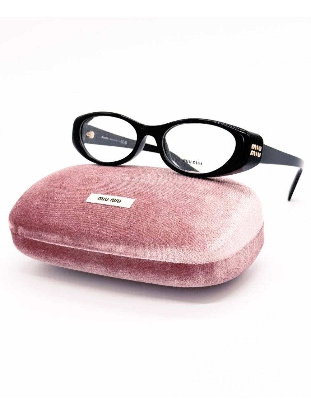 New Miu Miu MU03ZV 16K1O1 Black Women Eyeglasses VMU 03Z